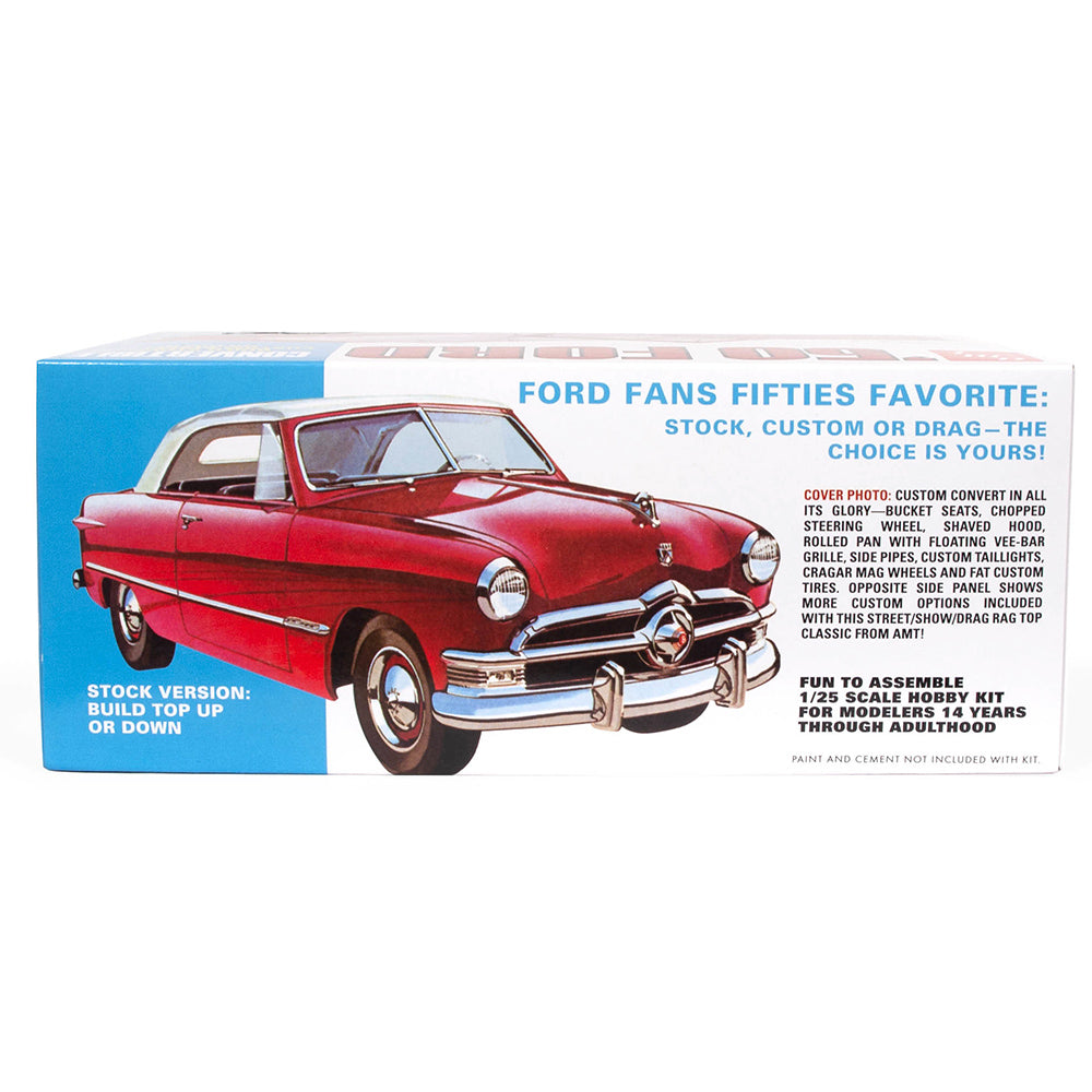 AMT 1413 1950 Ford Convertible Street Rods Edition 1:25 Model Kit