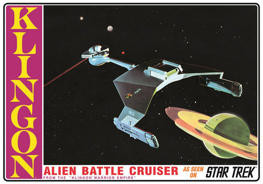 AMT 1428 Star Trek The Original Series Klingon Battle Cruiser 1:650 Model Kit