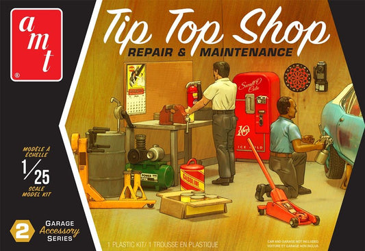 AMT PP016M Garage Accessory Set #2 Tip Top Shop 1:25 Model Kit