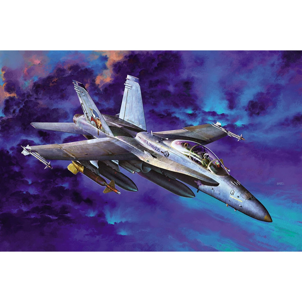 Academy 12103 US Marines F/A-18D Hornet "Night Attack" Multi‑Role 1:32 Model Kit