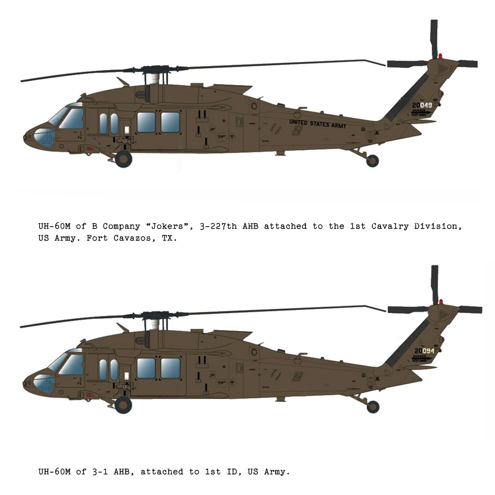 Academy 12135 US Army UH-60M Back Hawk Utility Helicopter 1:35 Model Kit