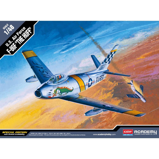 Academy Models 12234 USAF F-86F "The Huff" 1:48 Plane Plastic Model Kit