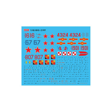 Academy 12320 Russian Air Force MiG-21PF Fishbed-D 1:48 Model Kit