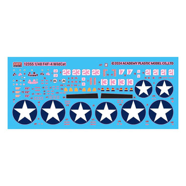 Academy 12355 USN F4F-4 Wildcat "Battle of Midway" 1:48 Model Kit