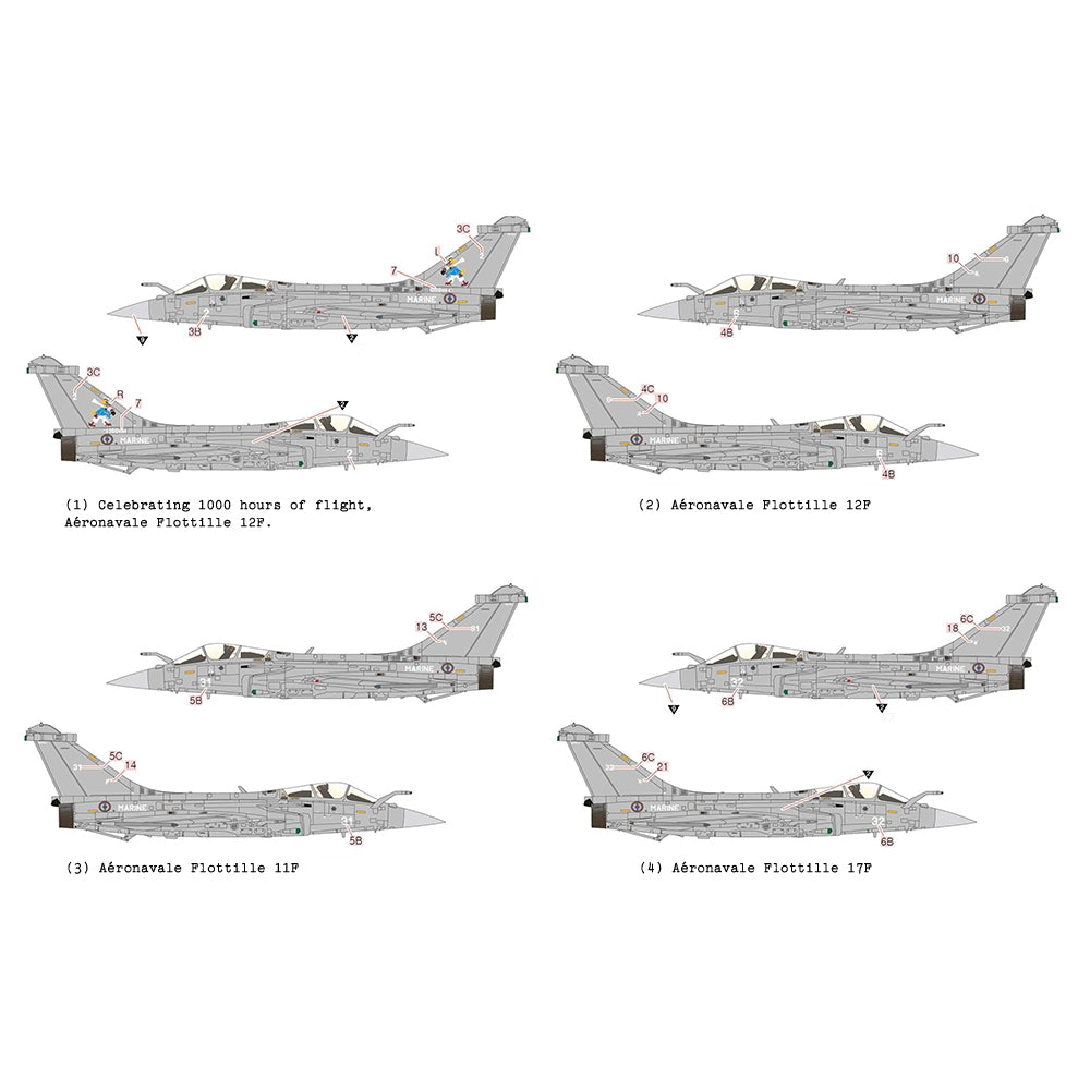 Academy 12368 French Navy Rafale M "Marine Nationale" 1:48 Model Kit