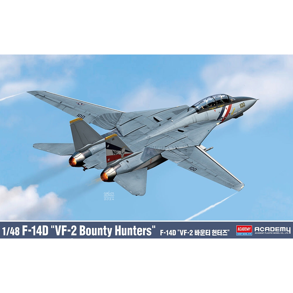 Academy 12370 USN F-14D VF-2 Bounty Hunters 1:48 Model Kit