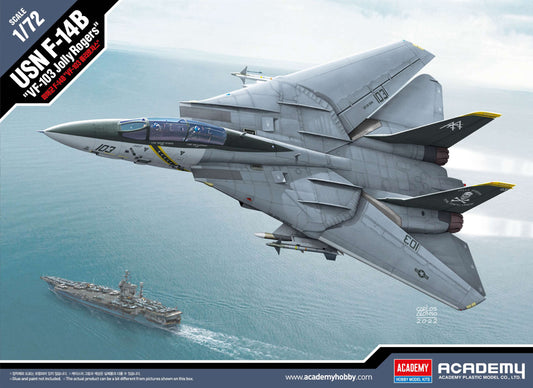Academy 12578 USN F-14B "VF-103 Jolly Rogers Last Cruise" 1:72 Model Kit