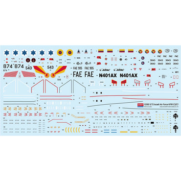 Academy 12593 Israeli Air Force Kfir C2/C7 1:72 Model Kit