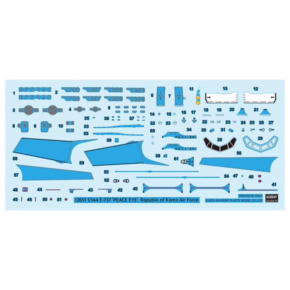 Academy 12651 Korean Air Force E-737 "Peace Eye" Airborne EWA 1:144 Model Kit