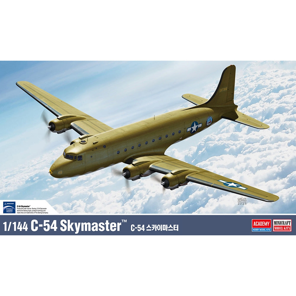 Academy 12652 US Air Force C-54 Skymaster 1:144 Model Kit