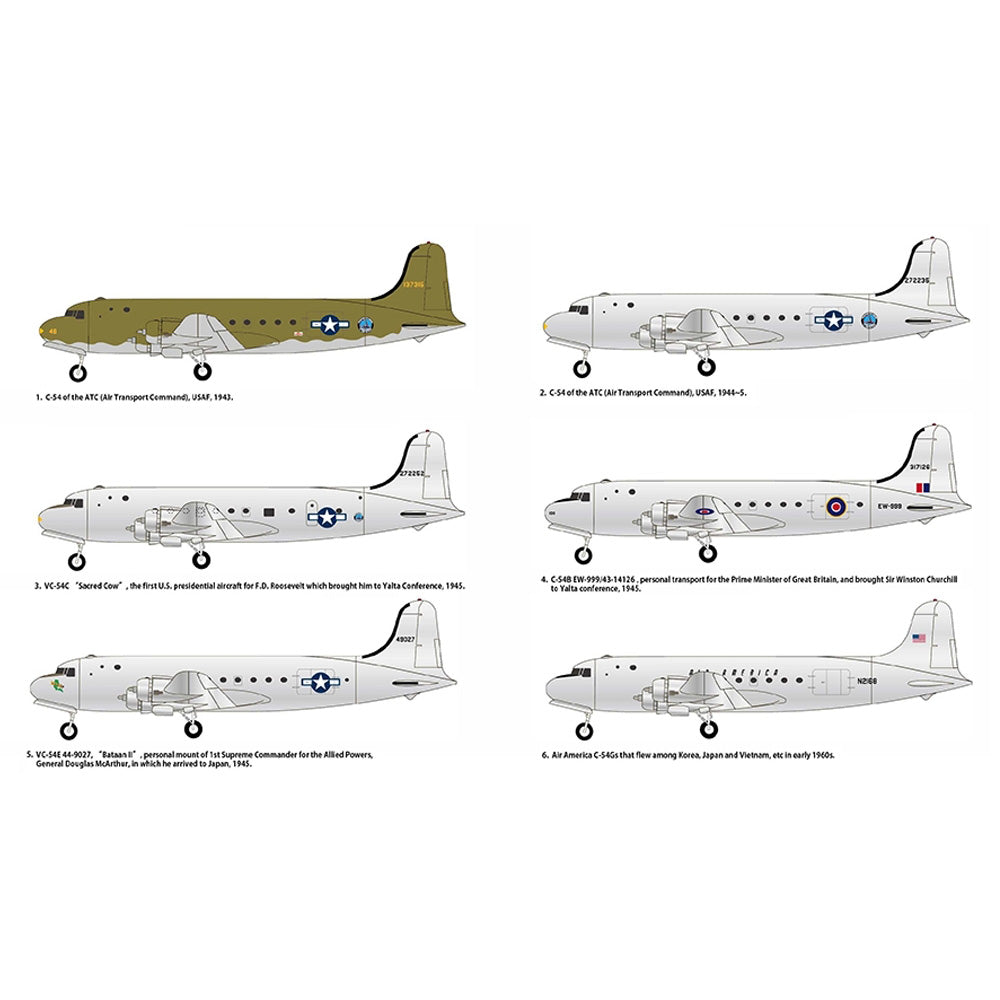 Academy 12652 US Air Force C-54 Skymaster 1:144 Model Kit