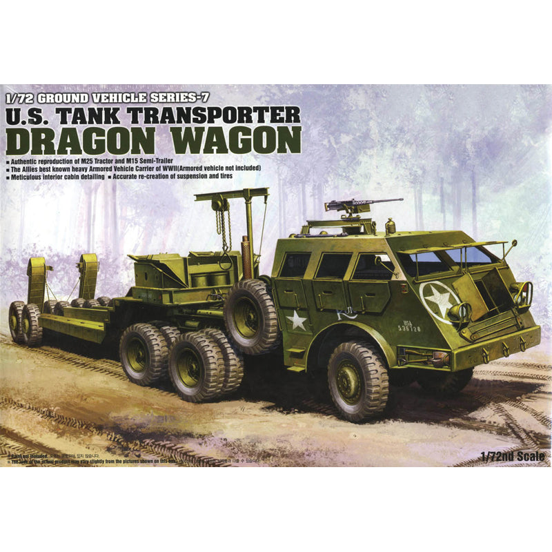 Academy 13409 M26 Dragon Wagon 1:72 Model Kit