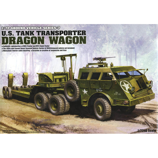 Academy 13409 M26 Dragon Wagon 1:72 Model Kit