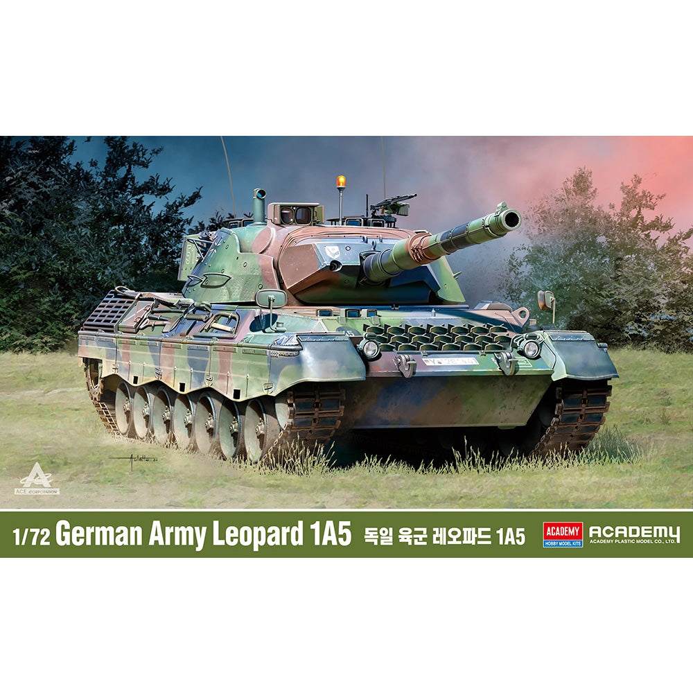 Academy 13433 German Army Leopard 1A5 MBT 1:72 Model Kit