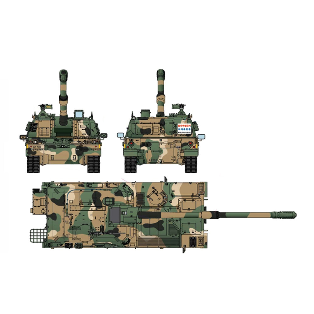Academy 13561 Korean Army K9A1 Self-Propelled Howitzer 1:35 Model Kit