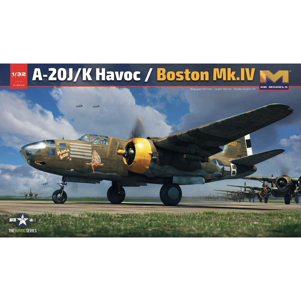 Hong Kong A-20J/K Havoc/Boston Mk.IV Havoc Series 1:32 Model Kit HK01E40