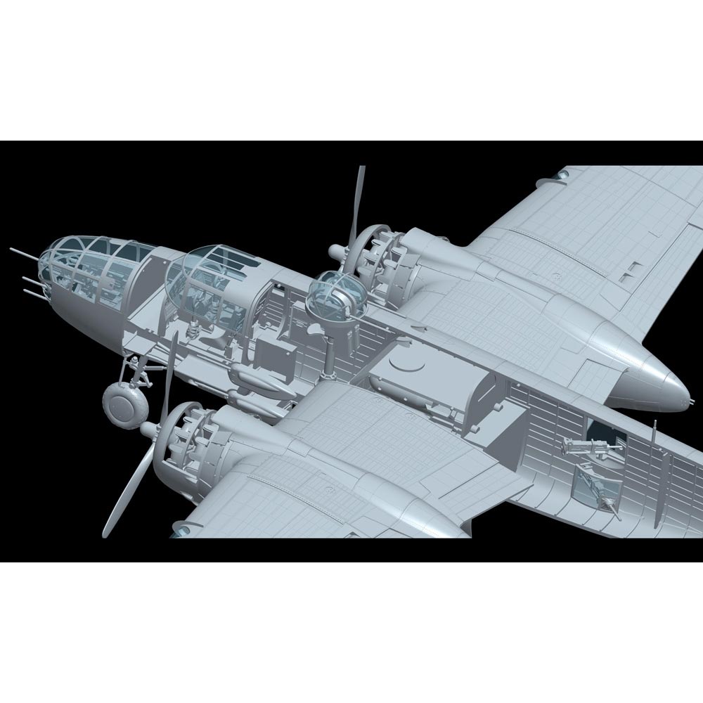 Hong Kong Models 01F008 B-25J Mitchell Glazed Nose 1:48 Plastic Model Kit
