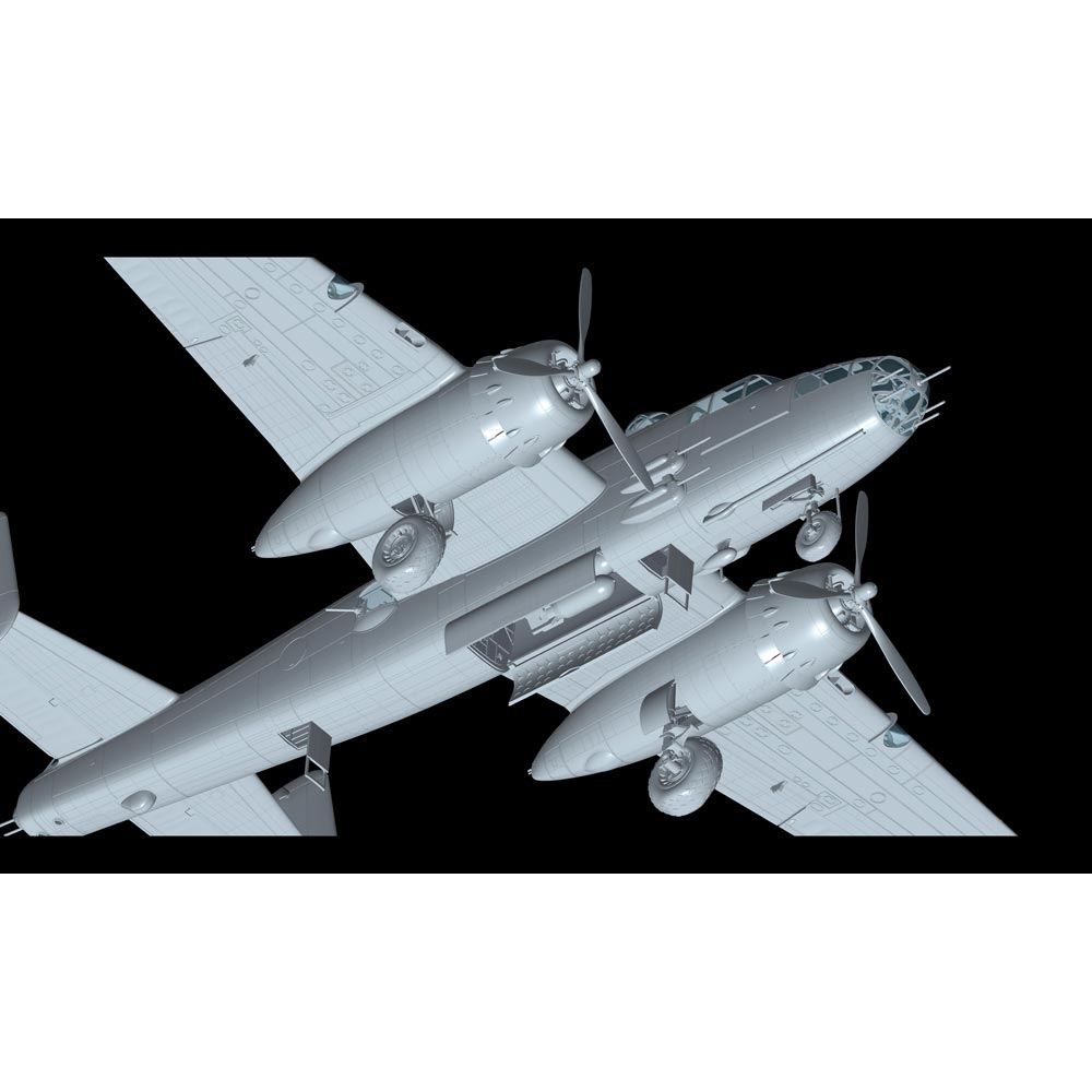 Hong Kong Models 01F008 B-25J Mitchell Glazed Nose 1:48 Plastic Model Kit