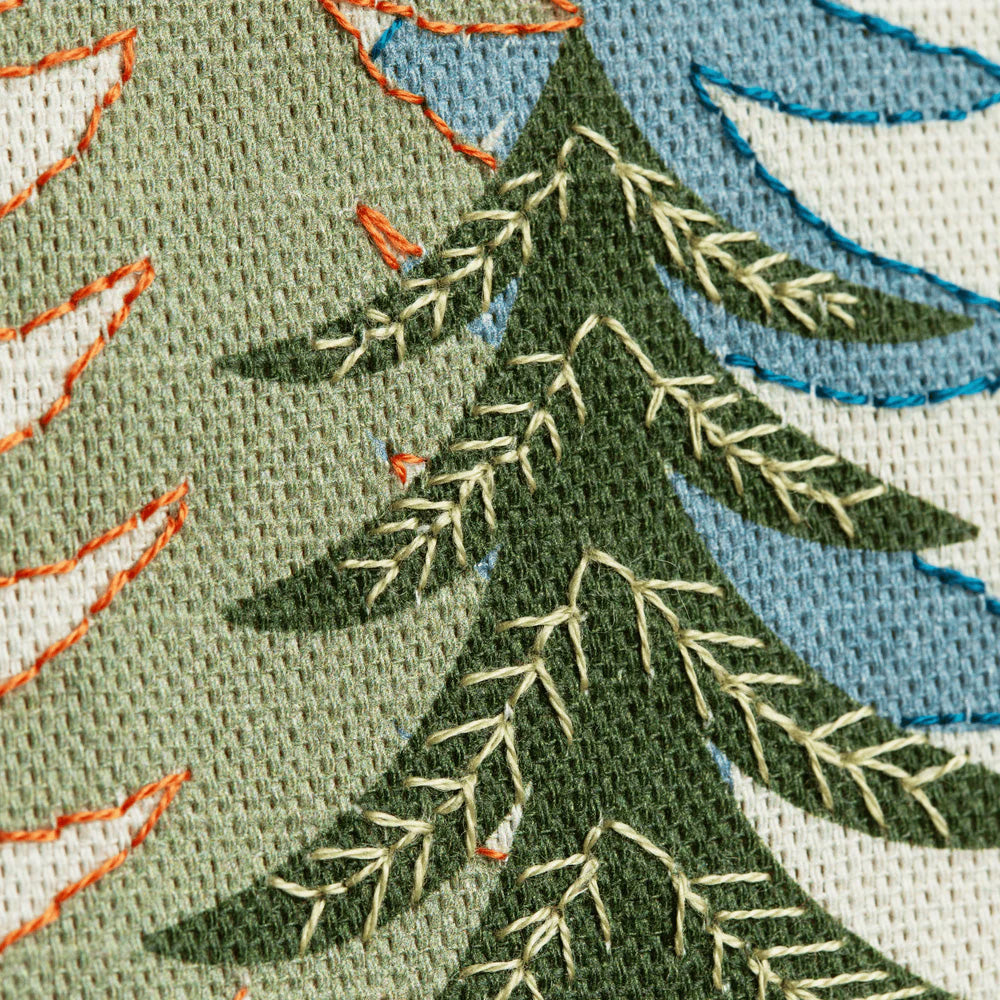 Corinne Lapierre Printed Linen Embroidery Kit King of the Woods