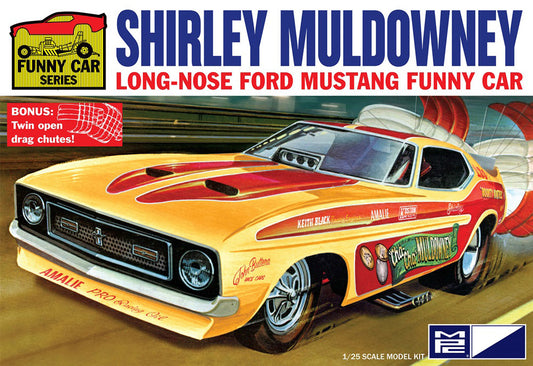 MPC 1001 Shirley Muldowney Long-Nose Ford Mustang Funny Car 1:25 Model Kit