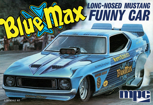 MPC 930 Blue Max Long Nose Mustang Funny Car 1:25 Model Kit