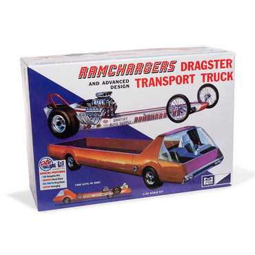 MPC 970 Ramchargers Dragster & Transporter Truck 1:25 Model Kit