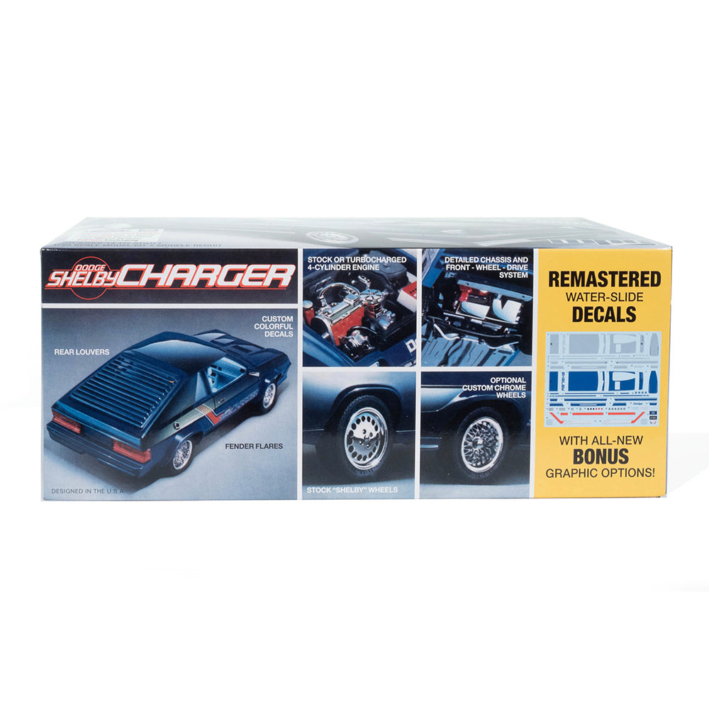 MPC 987 1986 Dodge Shelby Charger 1:25 Model Kit