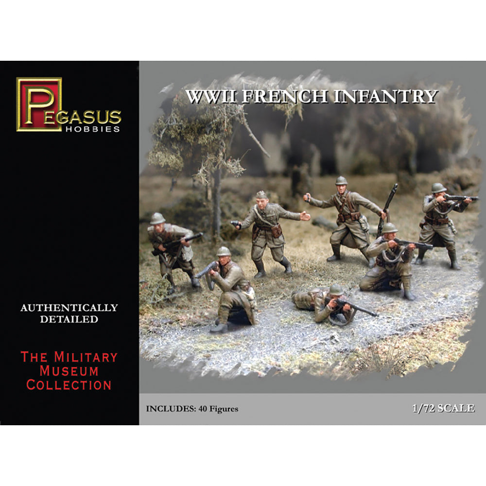Pegasus 7306 French WWII Infantry 1:72 Model Kit