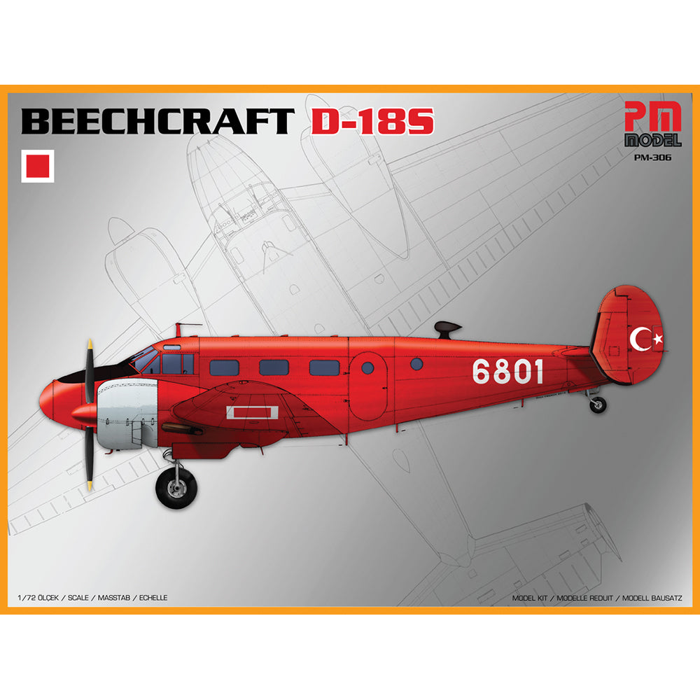 PM Model 306 Beechcraft D-18S 1:72 Model Kit