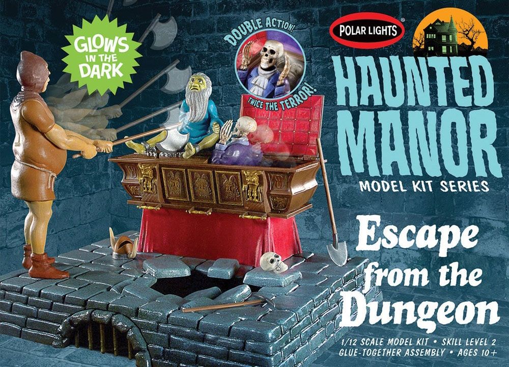 Polar Lights 972 Haunted Manor: Escape from the Dungeon 1:12 Model Kit