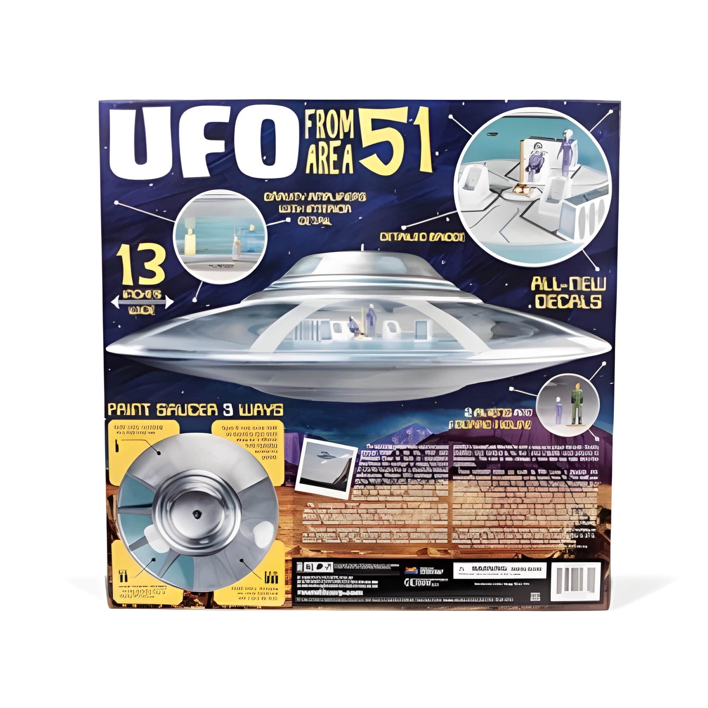 Polar Lights 982 Area 51 UFO 1:48 Model Kit