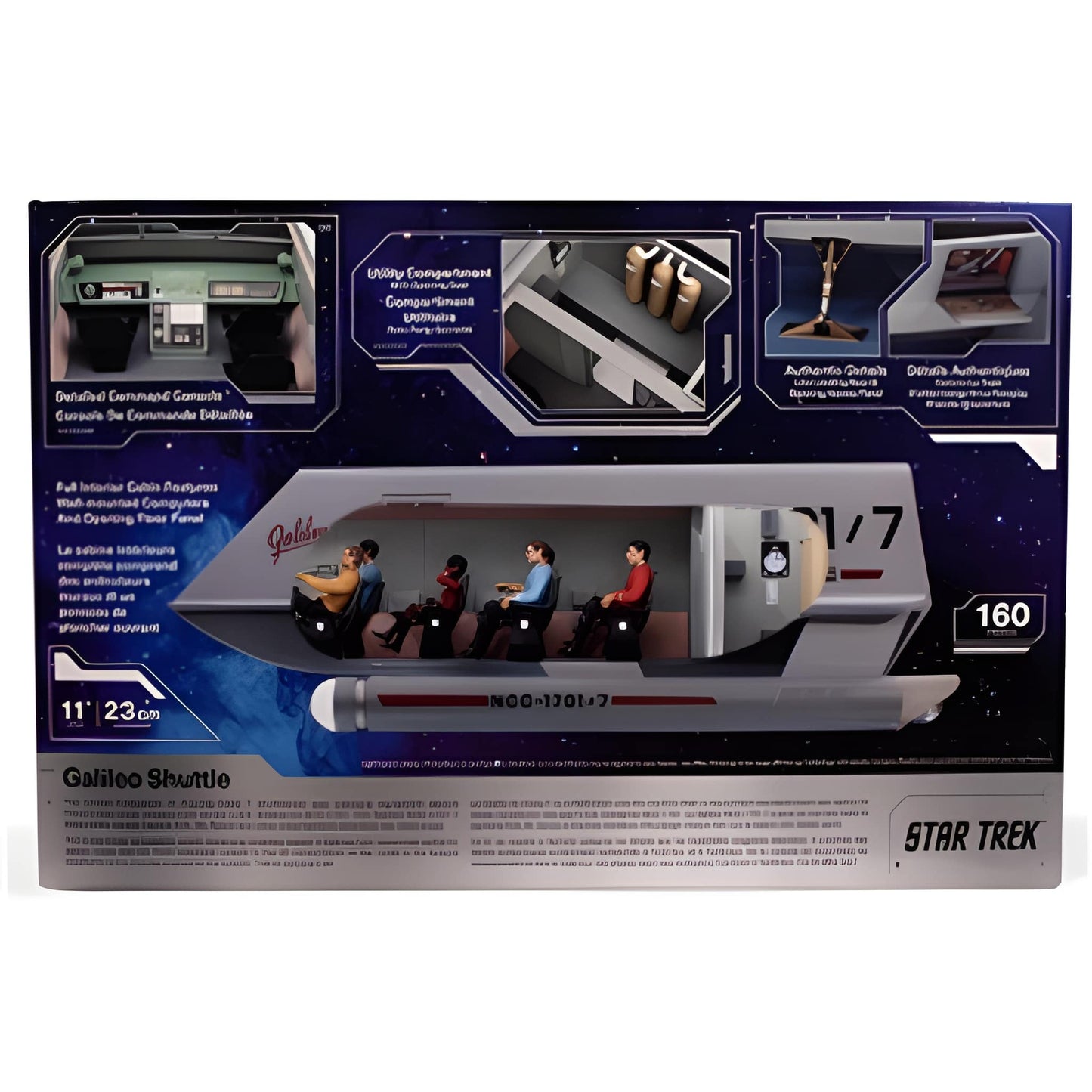 Polar Lights 995M Star Trek TOS Galileo Shuttle Full Interior Model Kit