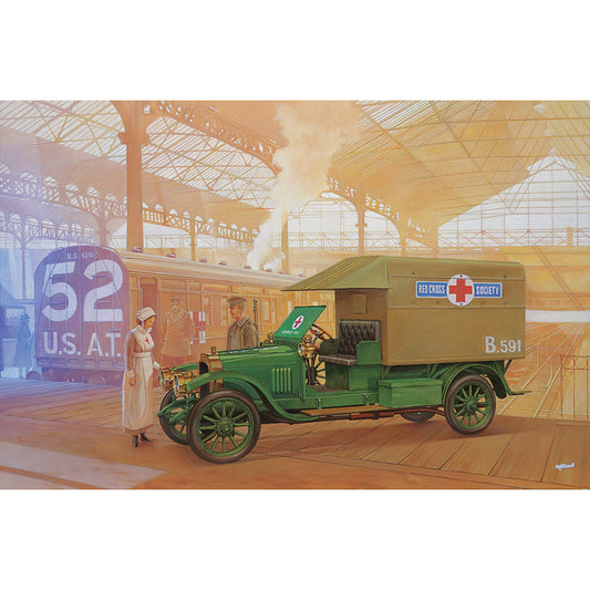 Roden ROD717 Vauxhall D-Type Ambulance 1:72 Model Kit