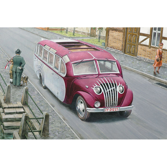 Roden ROD725 Opel Blitzbus 'Straßenzepp Essen' 1:72 Model Kit