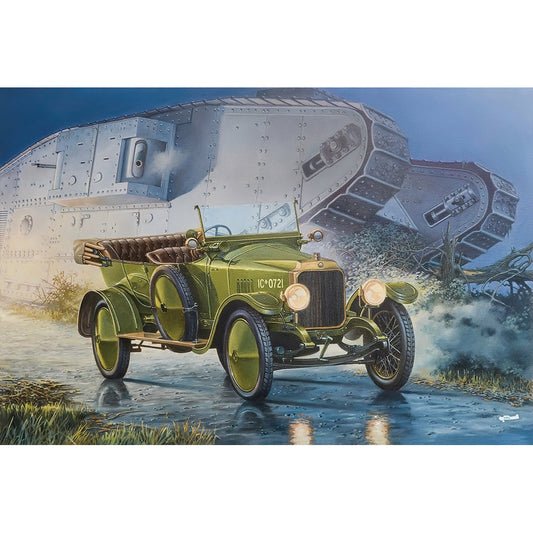 Roden ROD735 Vauxhall D-type Staff Car 1:72 Model Kit