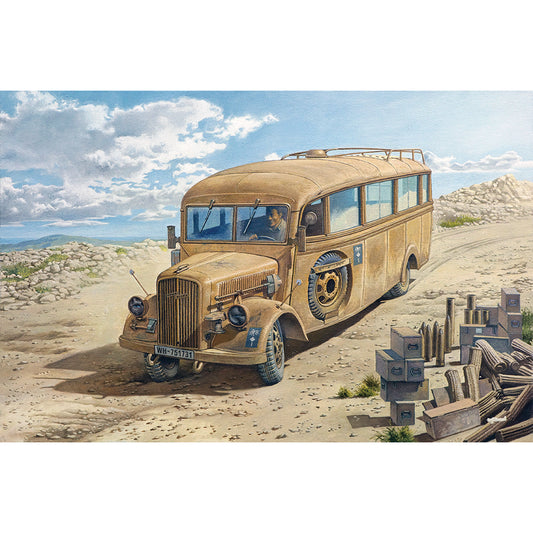 Roden ROD808 Opel Blitz Omnibus 3.6-47 Type W39 Ludewig Late 1:35 Model Kit