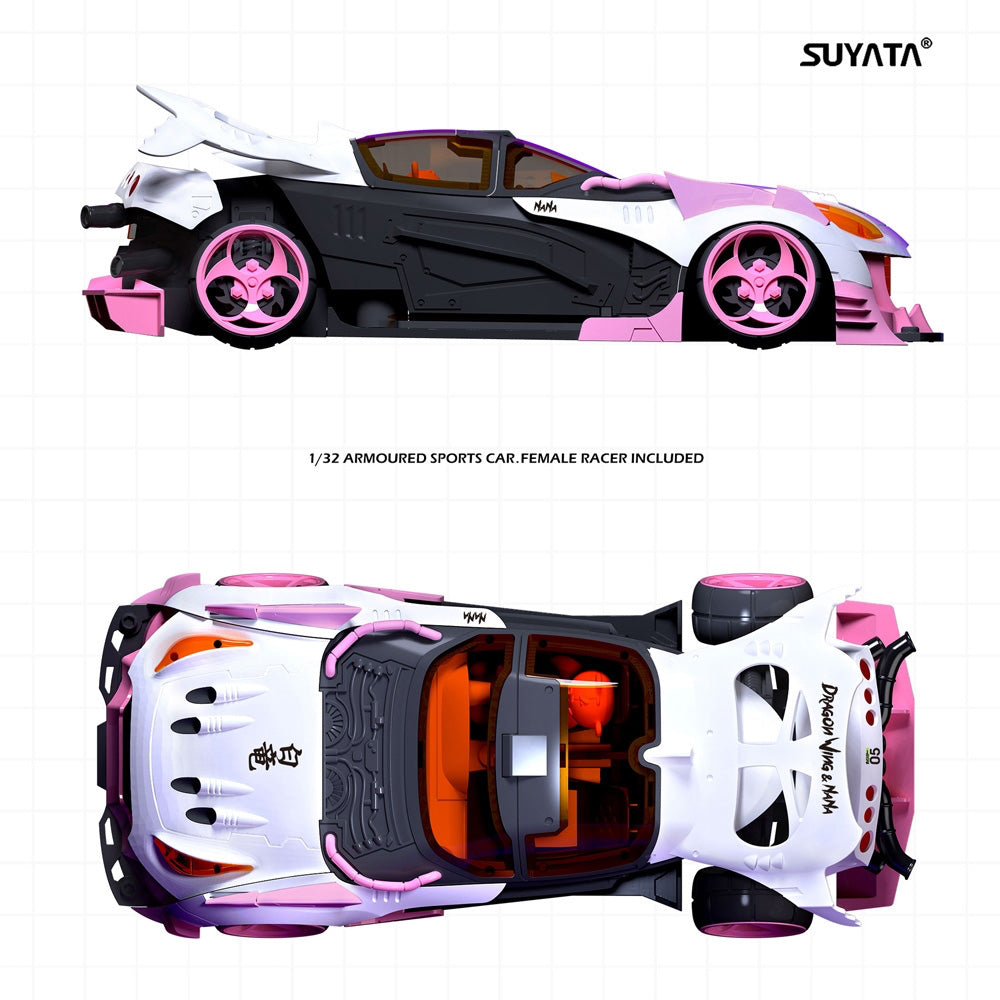 SUYATA MS002 Madness of the Streets - Dragon Wings & Nana 1:32Model Kit