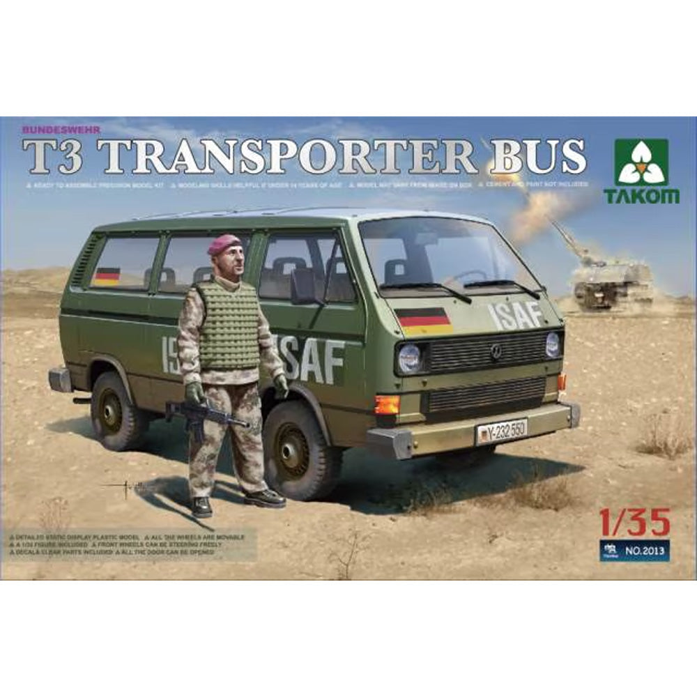 Takom 2013 VW T3 Transporter Bus 1:35 Model Kit