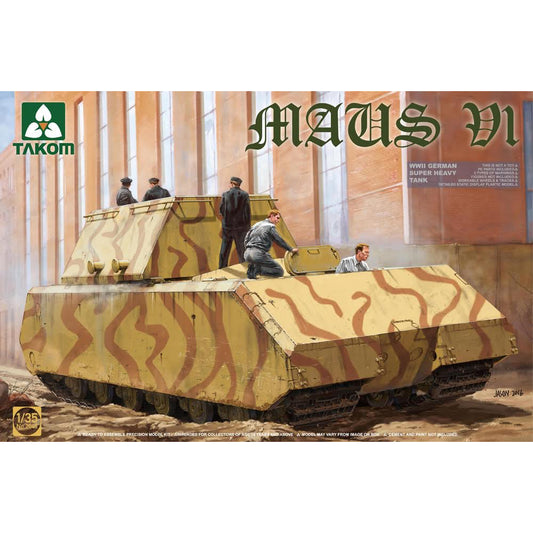 Takom 2049 German WWII Super Heavy Tank Maus V1 1:35 Model Kit