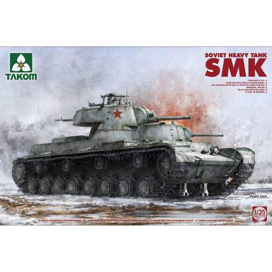 Takom 2112 SMK Soviet Heavy Tank 1:35 Model Kit
