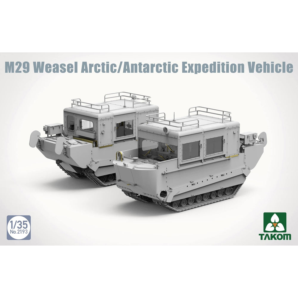 Takom 2193 US Army M29C Weasel Arctic/Antarctic Exped. Vehicle 1:35 Model Kit