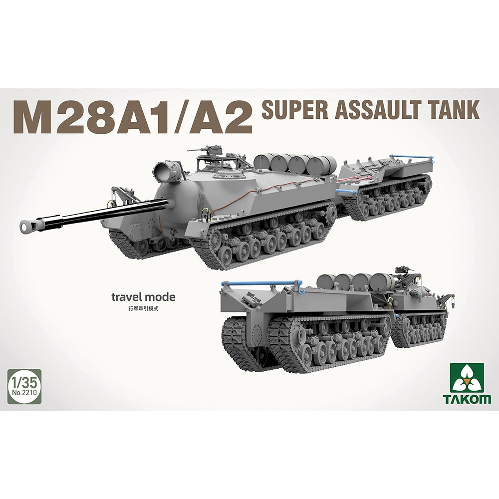 Takom 2210 US M28A1/A2 Super Assault Tank 1:35 Model Kit – Jadlam Toys & Models