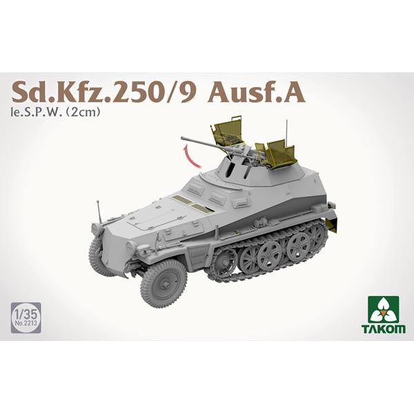Takom 2213 Sd.Kfz. 250/9 Ausf. A Ie. S.P.W (2cm) 1:35 Model Kit
