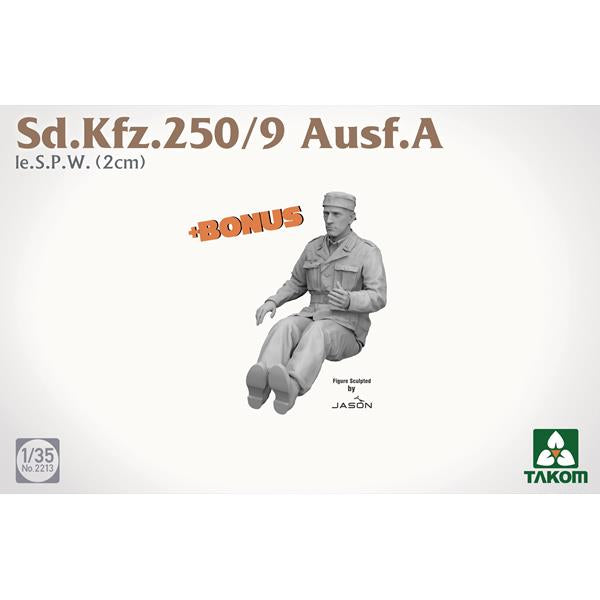 Takom 2213 Sd.Kfz. 250/9 Ausf. A Ie. S.P.W (2cm) 1:35 Model Kit