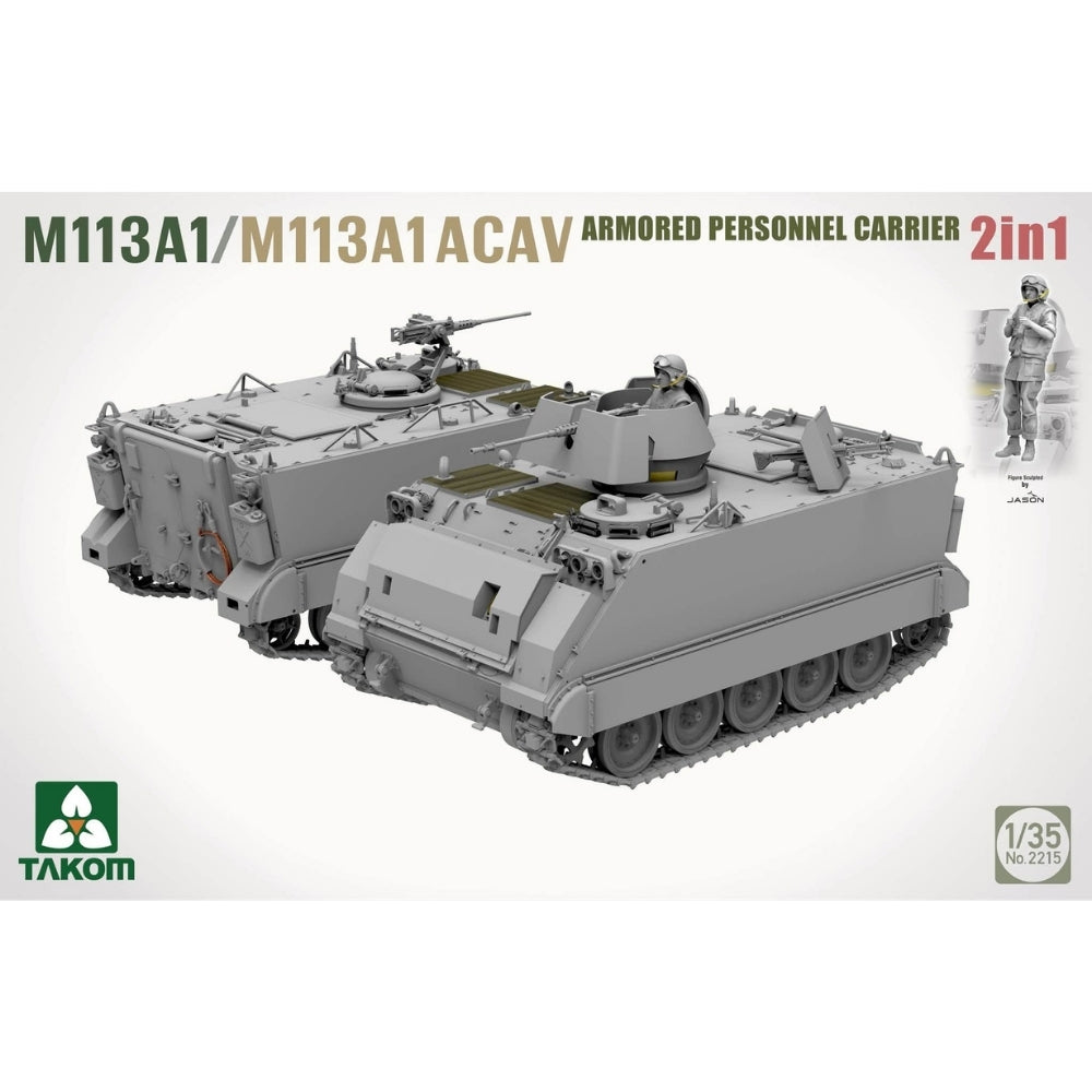 Takom 02215 M113A1/M113A1 ACAV APC 2in1 1:35 Model Kit