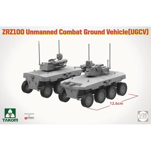 Takom 2225 ZRZ100 Unmanned Combat Ground Vehicle (UGCV) 1:35 Model Kit