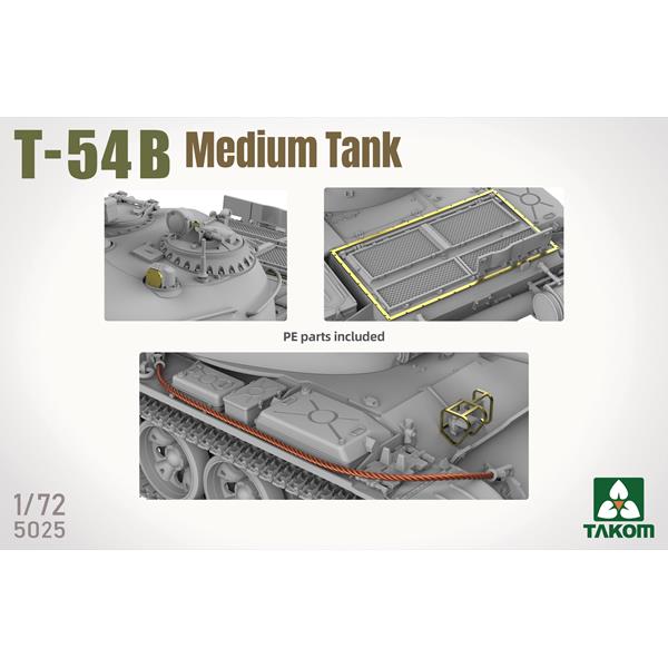Takom 5025 T-54B Medium Tank 1:72 Model Kit