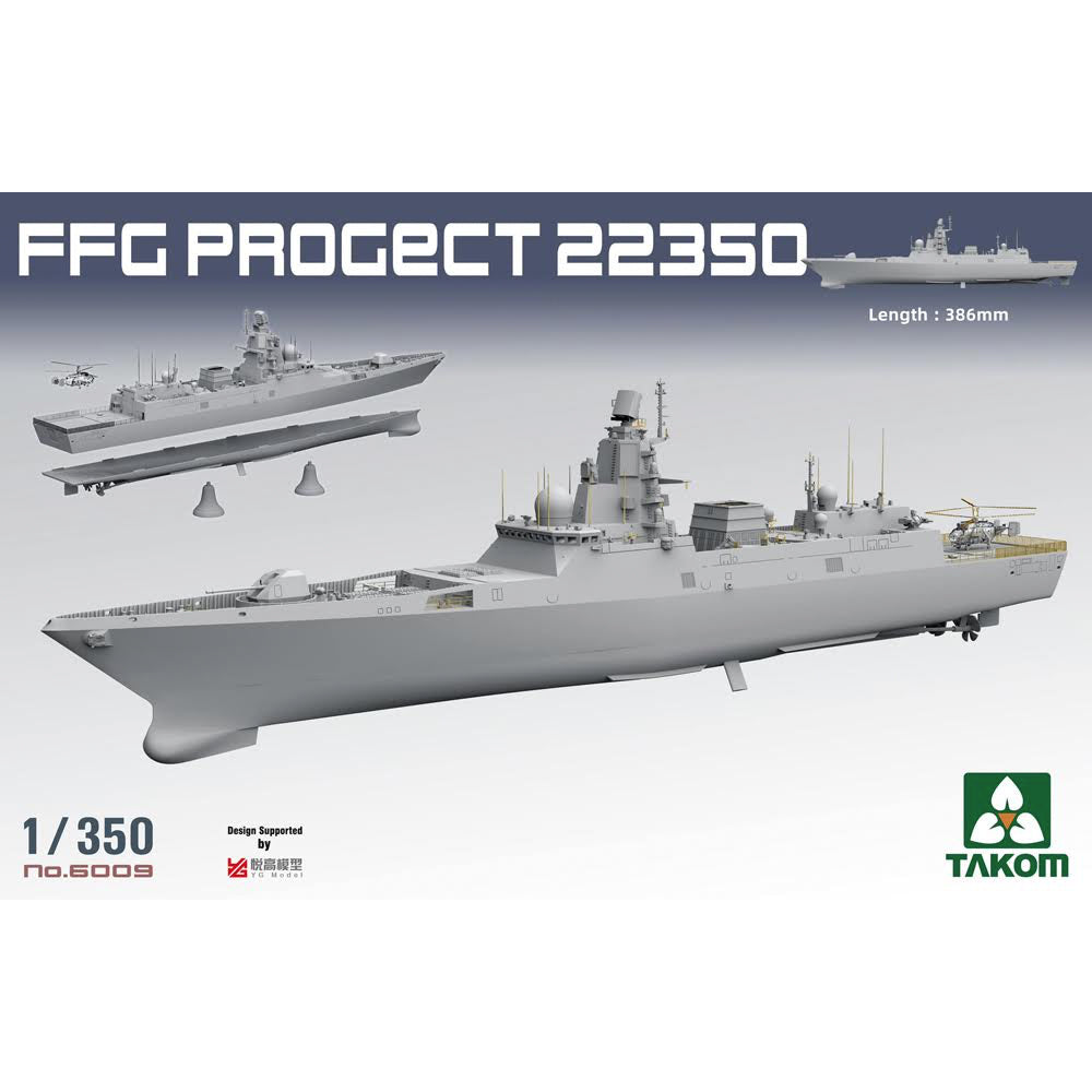 Takom 6009 Russian Navy Frigate Admiral Gorshkov Project 22350 1:350 Model Kit