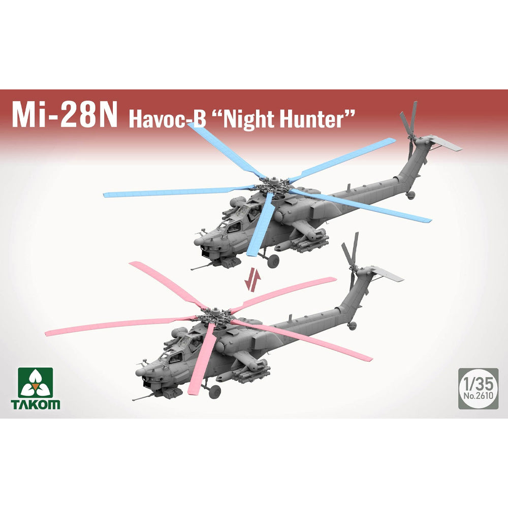 Takom 2610 Mi-28N Havoc-B Night Hunter 1:35 Model Kit