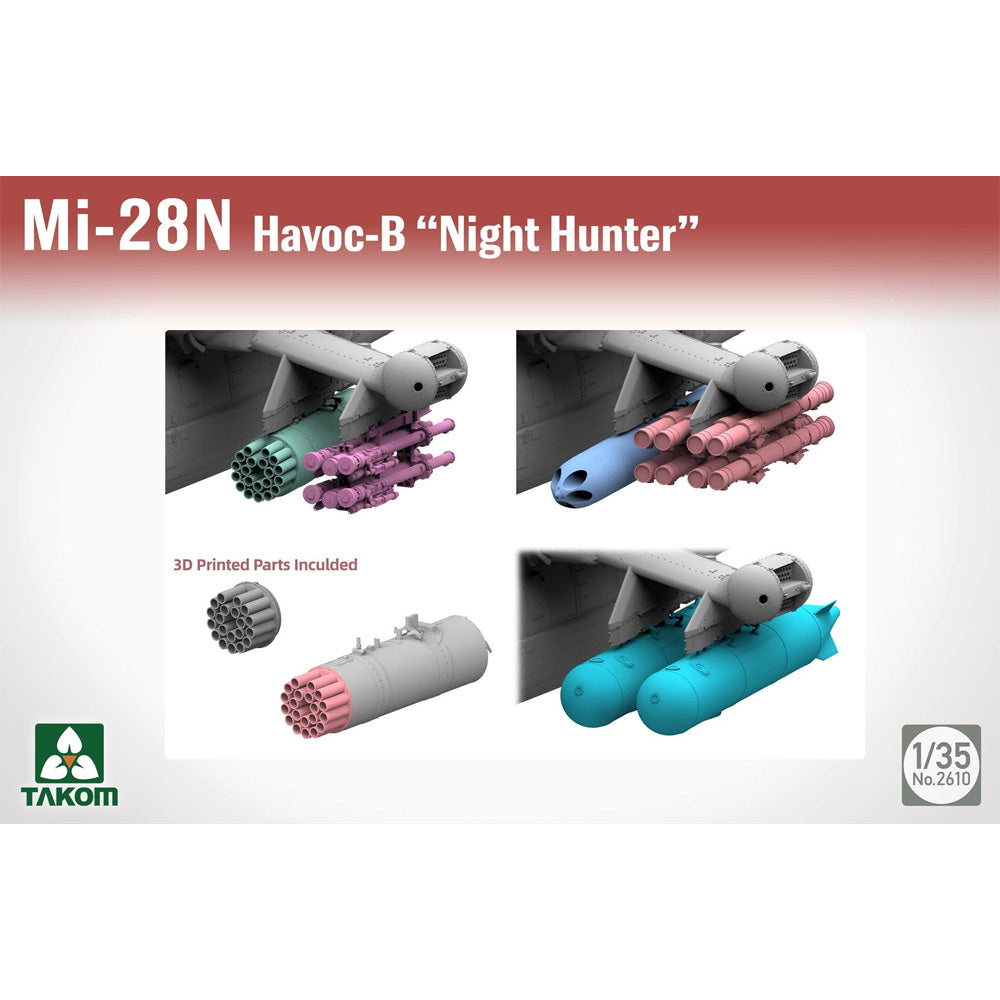 Takom 2610 Mi-28N Havoc-B Night Hunter 1:35 Model Kit